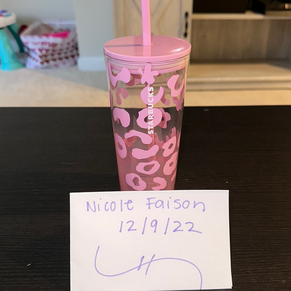 Glass Starbucks Tumbler